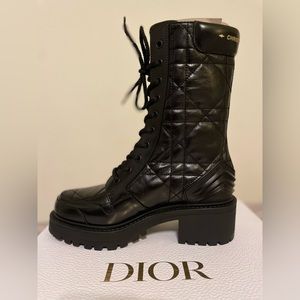 DIOR, D-leading women’s combat boot. Brand new. Never worn